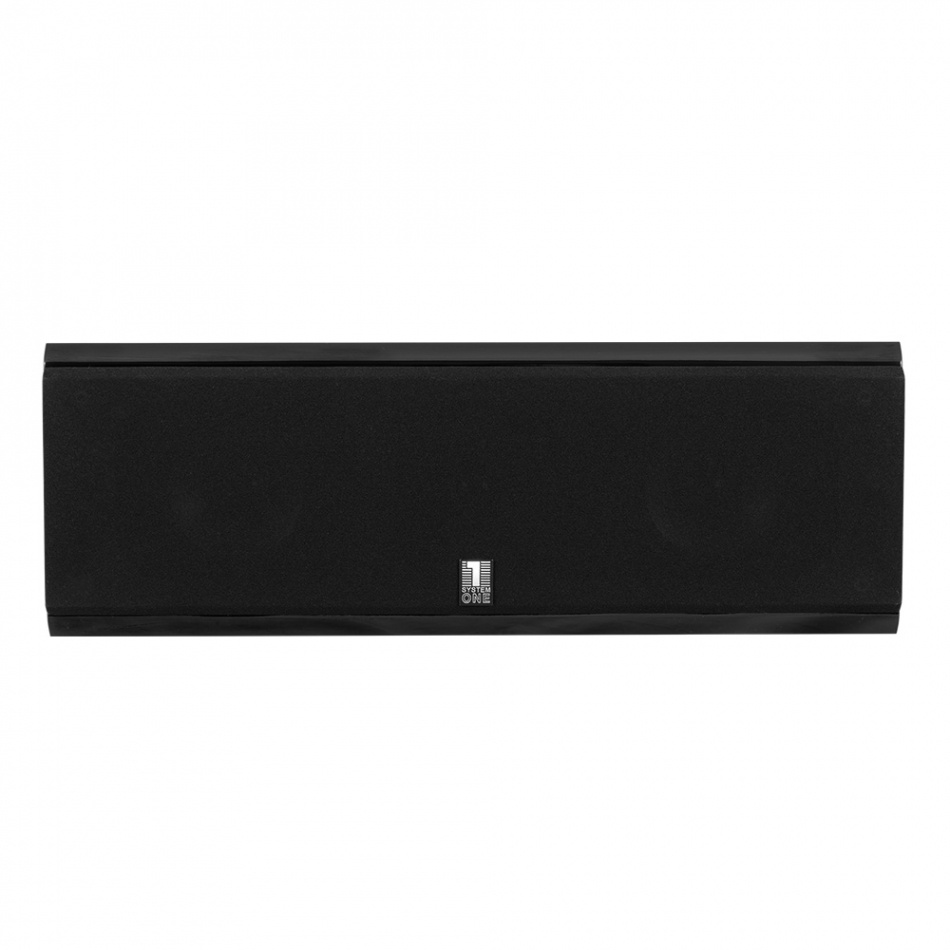 System One SC-155B centerhögtalare, svart