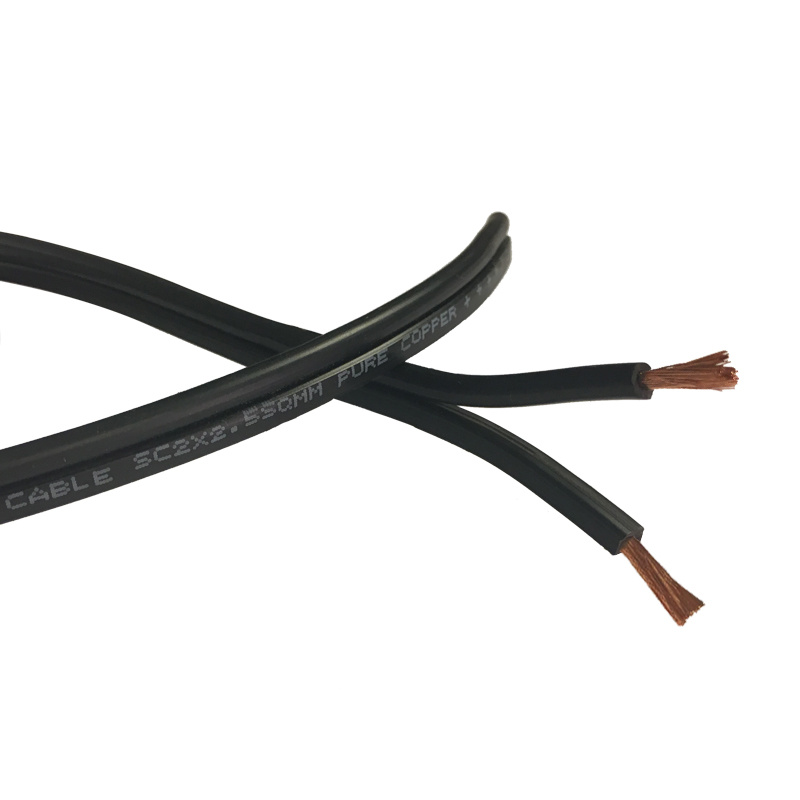 System One SC2x25MM högtalarkabel 2.5 mm2 svart, lösmeter