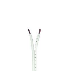 System One SC2x25MM högtalarkabel 2.5 mm2 vit, lösmeter