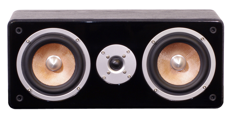 System One SC62, centerhögtalare svart