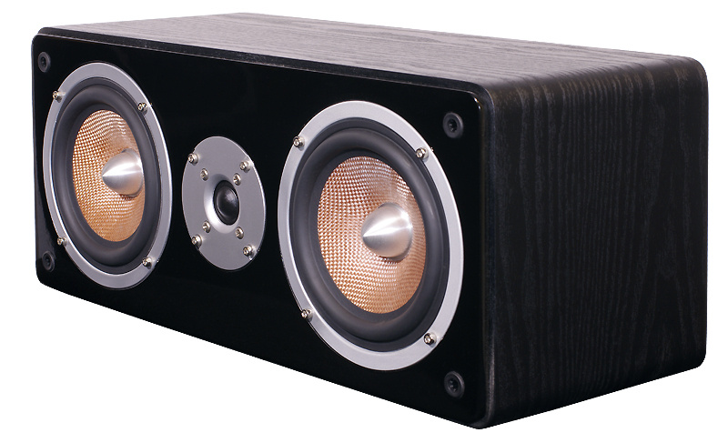 System One SC62, centerhögtalare svart