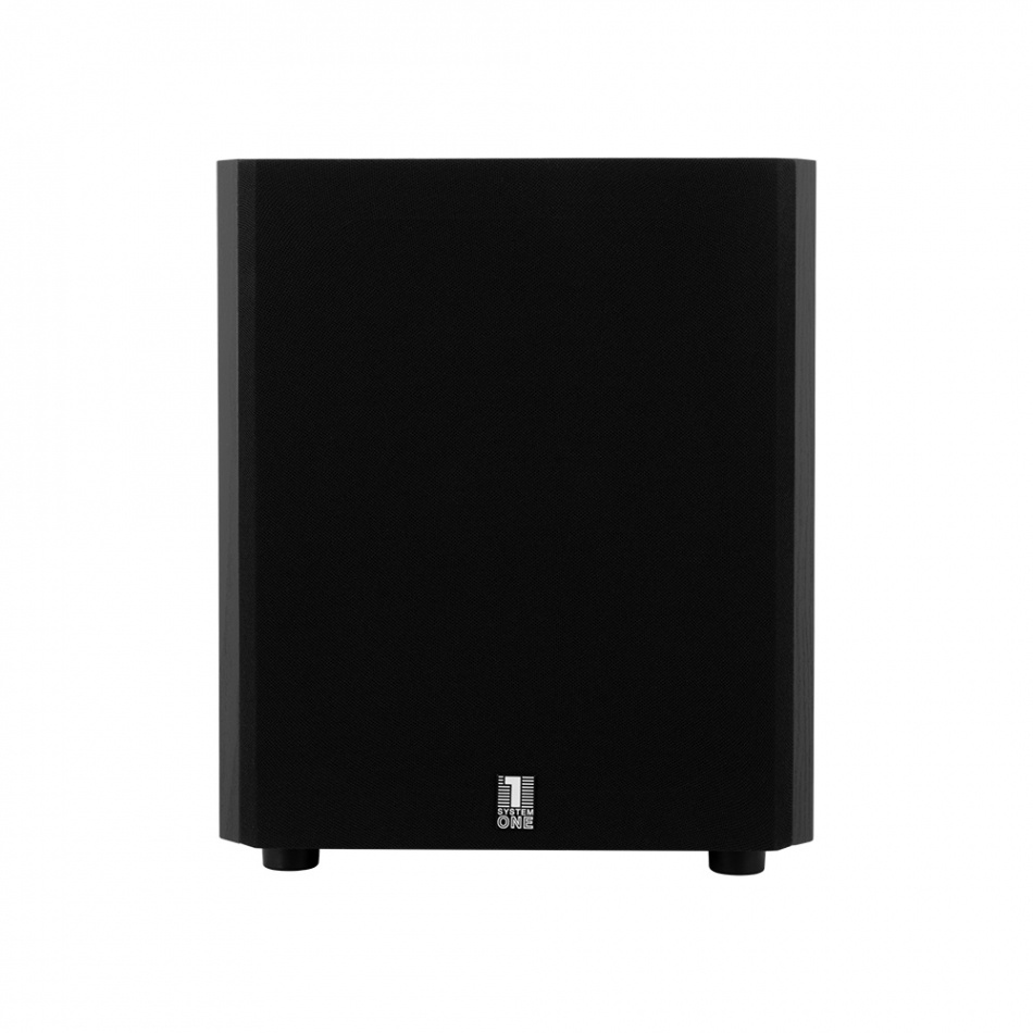System One W100 aktiv subwoofer, svart