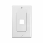 System One WP801 Wallplate, med 1 uttag