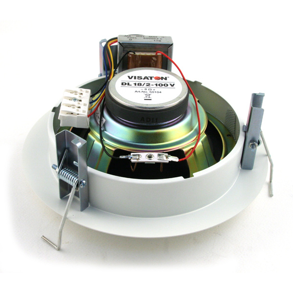 Visaton DL 18/2 infällnadshögtalare för tak 100V-kompatibel, styck