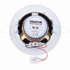Visaton DL 10 - 8 Ohm inbyggnadshögtalare för tak, styck vit Visaton DL 10 - 8 Ohm inbyggnadshögtalare för tak, styck vit
