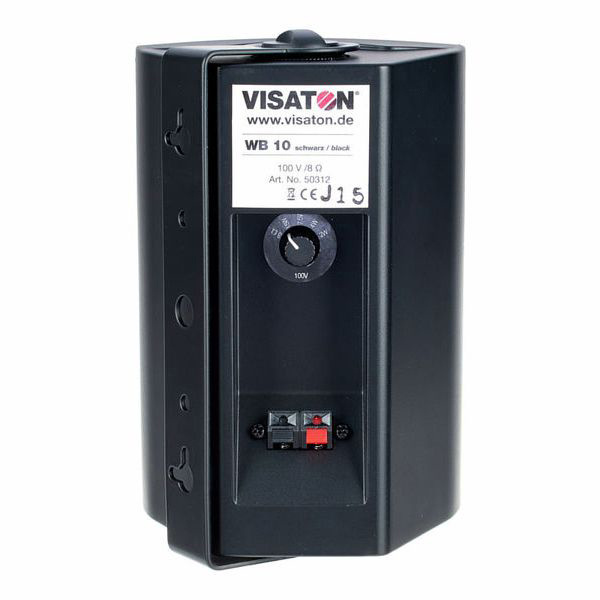 Visaton WB10 utomhushögtalare för 100V, svart styck