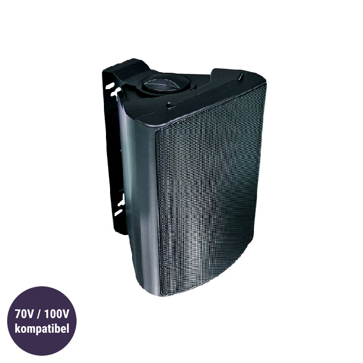 Visaton WB13 utomhushögtalare för 100V, svart styck