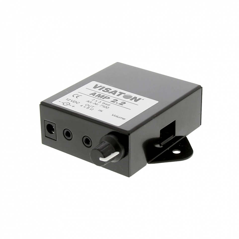 Visaton AMP 2.2 kompakt installationsförstärkare för stereo