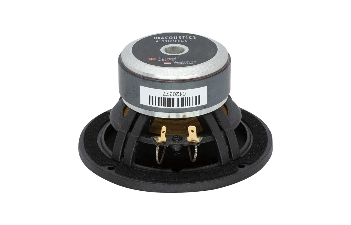SB Acoustics SB12NRX25-4 högtalarelement bas/mellanregister 4