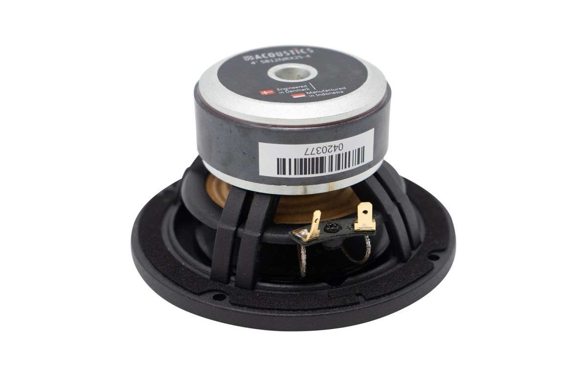 SB Acoustics SB12NRX25-4 högtalarelement bas/mellanregister 4