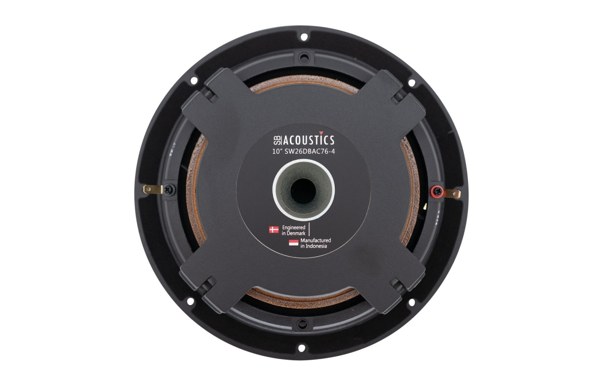 SB Acoustics SW26DBAC76-4 baselement 10''