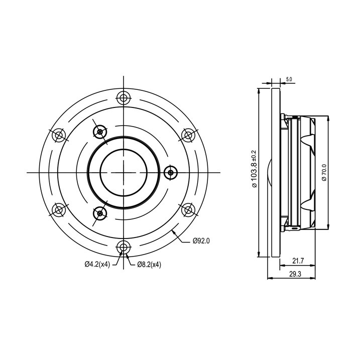 SB Acoustics Satori TW29DN diskant