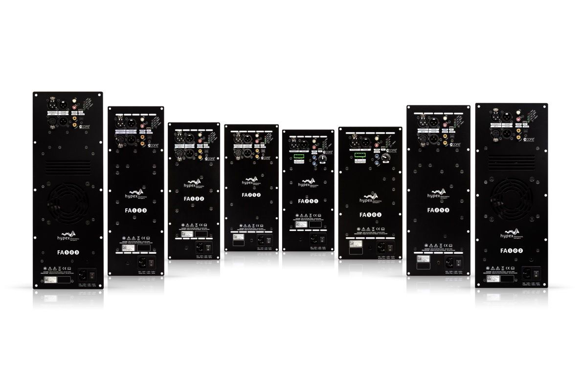 Hypex FusionAmp FA122 bryggkopplingsbar inbyggnadsförstärkare