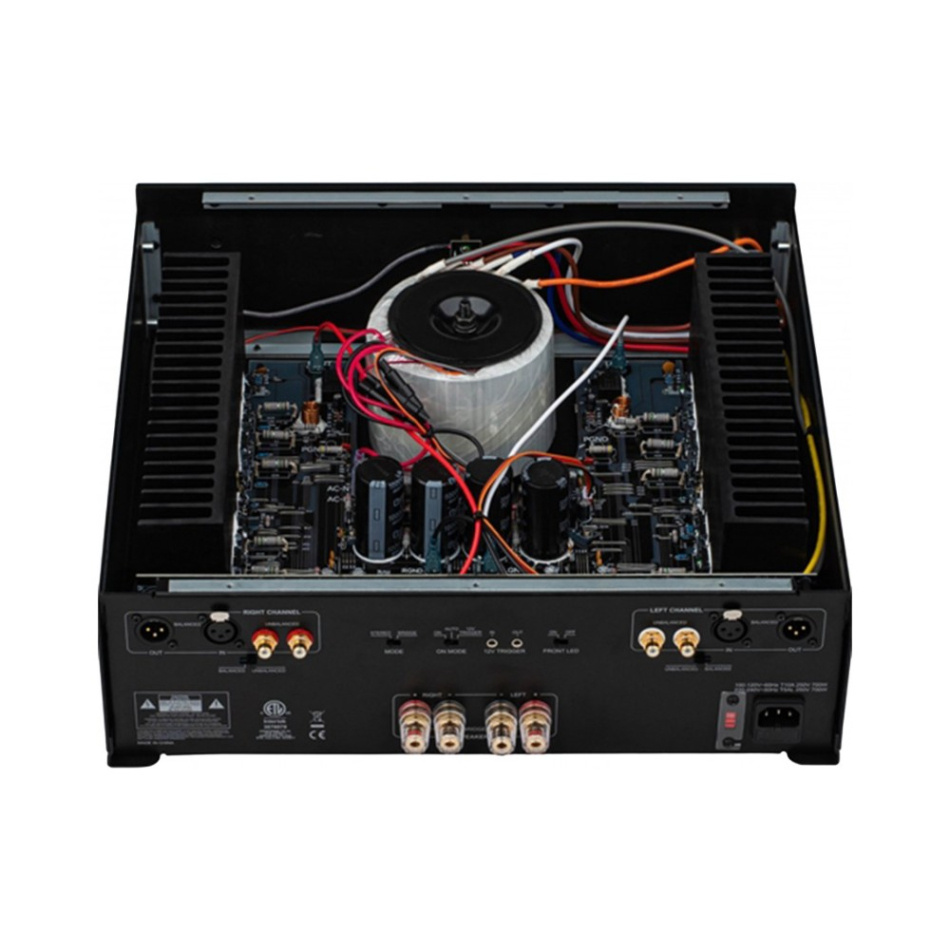 Dayton Audio A400 stereoslutsteg med XLR