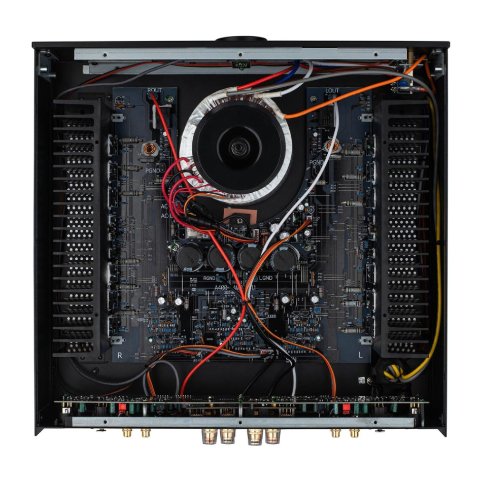 Dayton Audio A400 stereoslutsteg med XLR