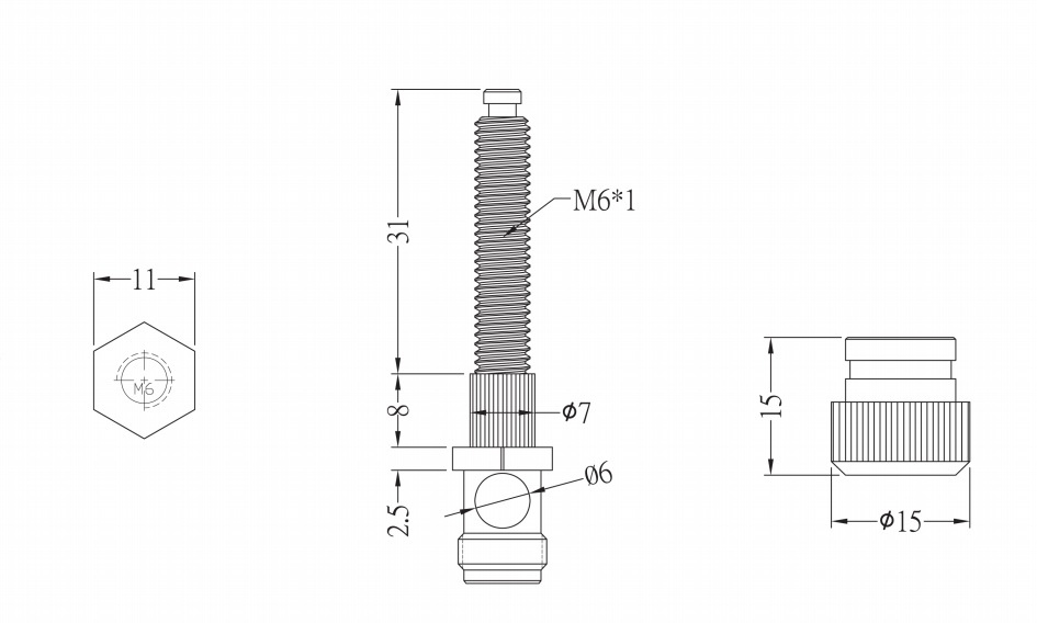 Dayton Audio BPA3-8 Gold Högtalarterminaler, par