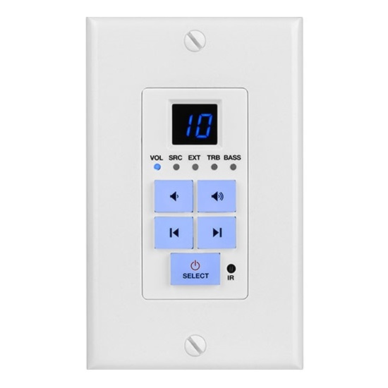 Dayton Audio DAX88 KEYPAD, väggmonteringsbar styrpanel