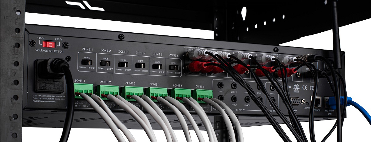 Dayton Audio DAX88 multiroom förstärkare med nätverk, 12-kanaler