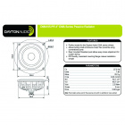 Dayton Audio DMA105-PR passiv radiator Dayton Audio DMA105-PR passiv radiator