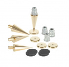 Dayton Audio DSS3 spikes 4-pack, Gold