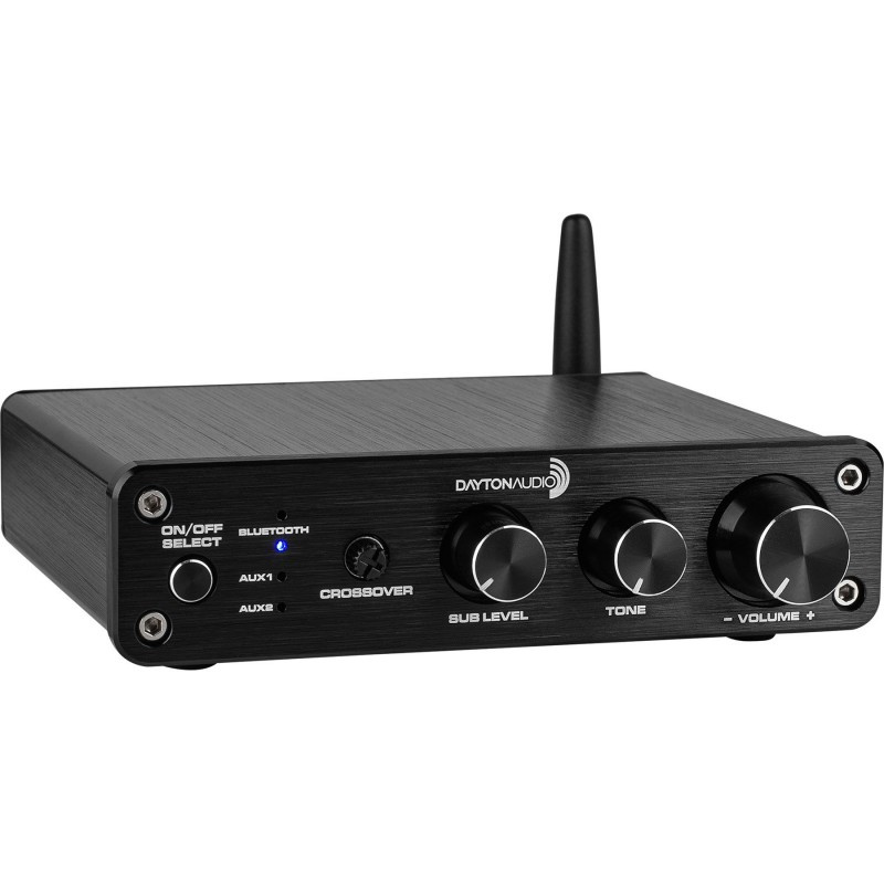 Dayton Audio DTA-2.1BT2 förstärkare med Bluetooth & substeg Skadad kartong