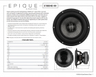 Dayton Audio Epique E180HE-44 hgtalarelement mellanregister/baselement