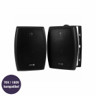 Dayton Audio IO655BT utomhushögtalare med stöd för 70V, svart par Dayton Audio IO655BT utomhushögtalare med stöd för 70V, svart par