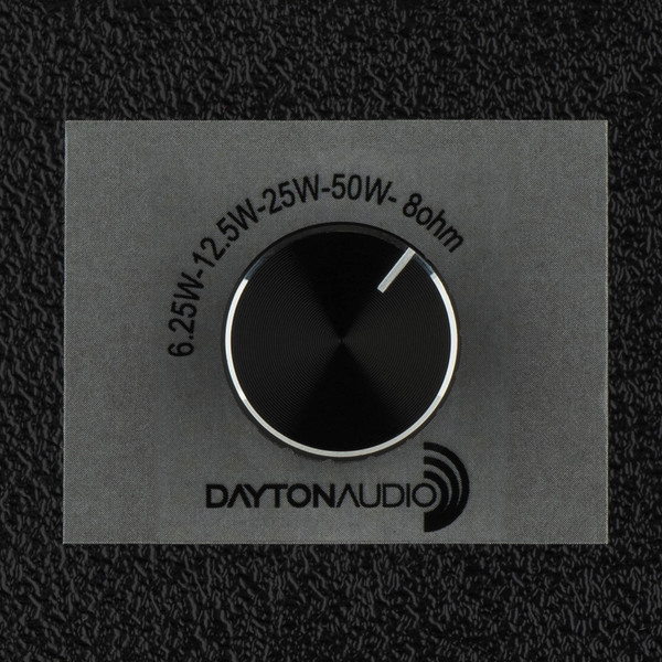 Dayton Audio IO800BT utomhushögtalare med stöd för 70V, svart par