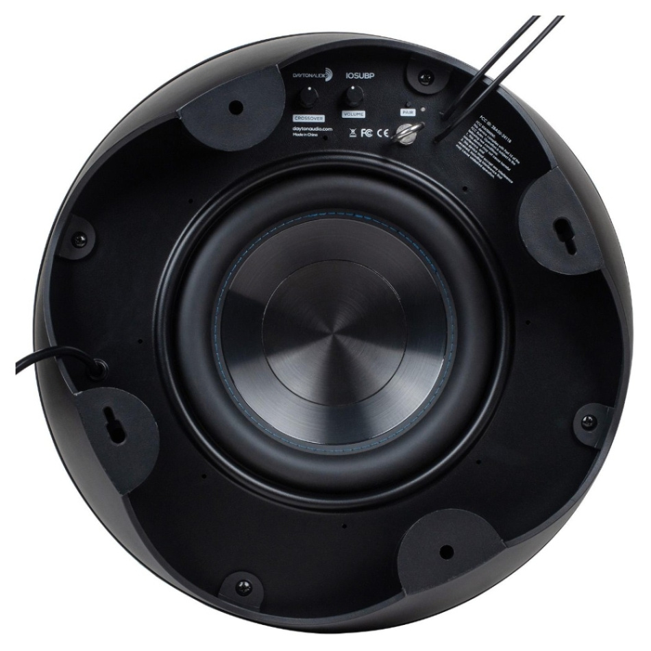 Dayton Audio IOSUBP, 10-tums subwoofer med 2.1-förstärkare och BT