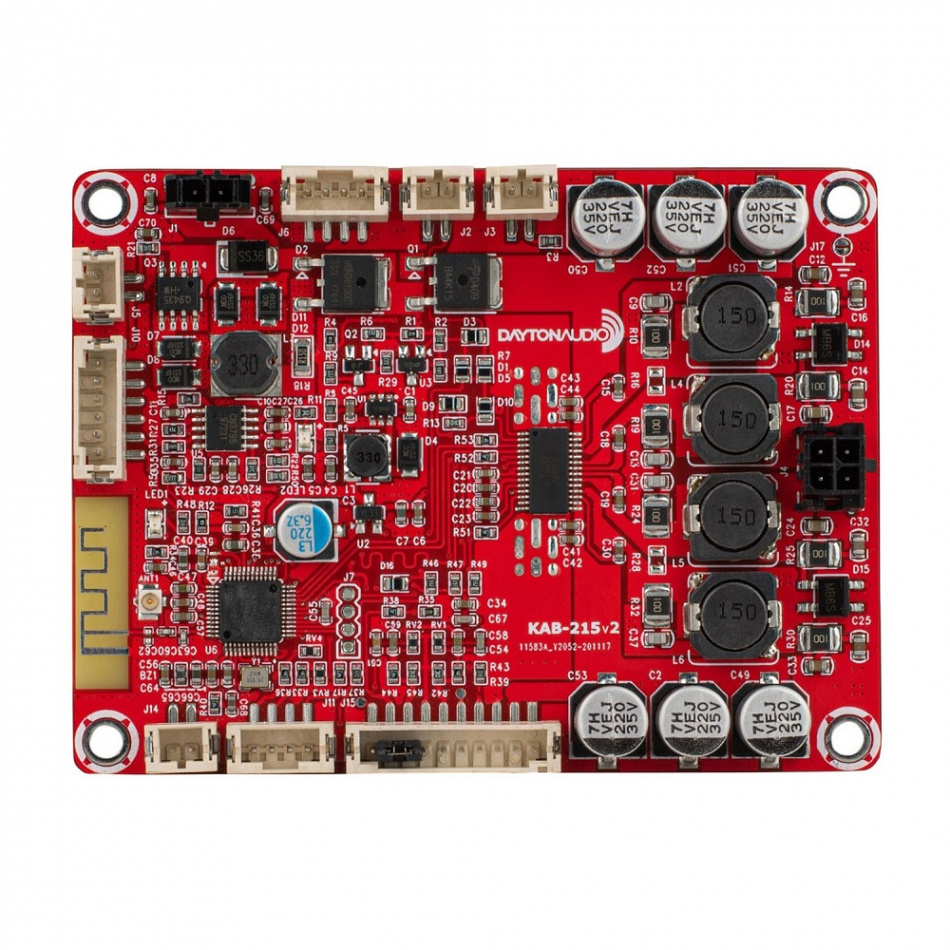 Dayton Audio KAB-215 v2, klass D-förstärkarkort med Bluetooth 2x15 Watt