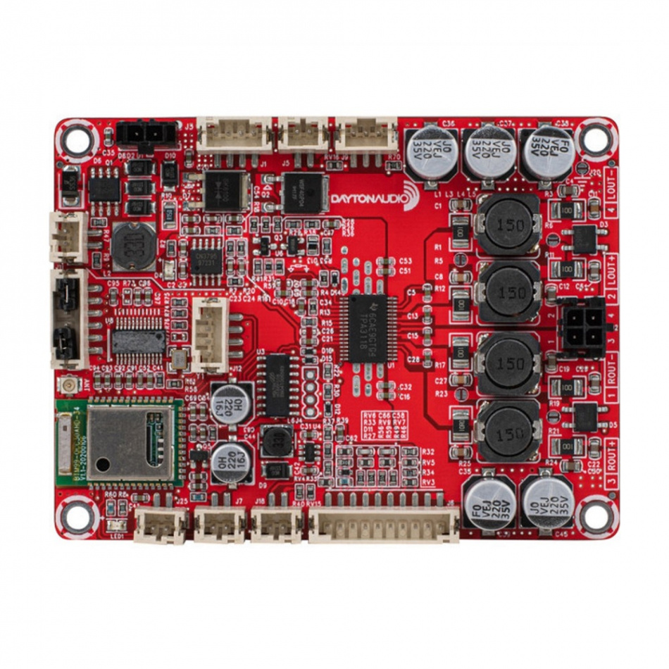 Dayton Audio KAB-230 v4, klass D-förstärkarkort med Bluetooth 2x30 Watt
