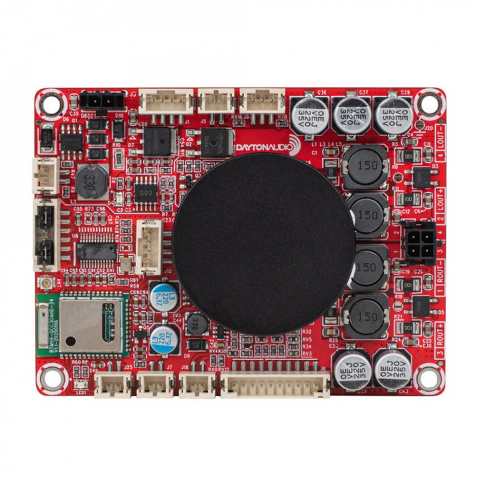 Dayton Audio KAB-250 v4, klass D-förstärkarkort med Bluetooth 2x50 Watt