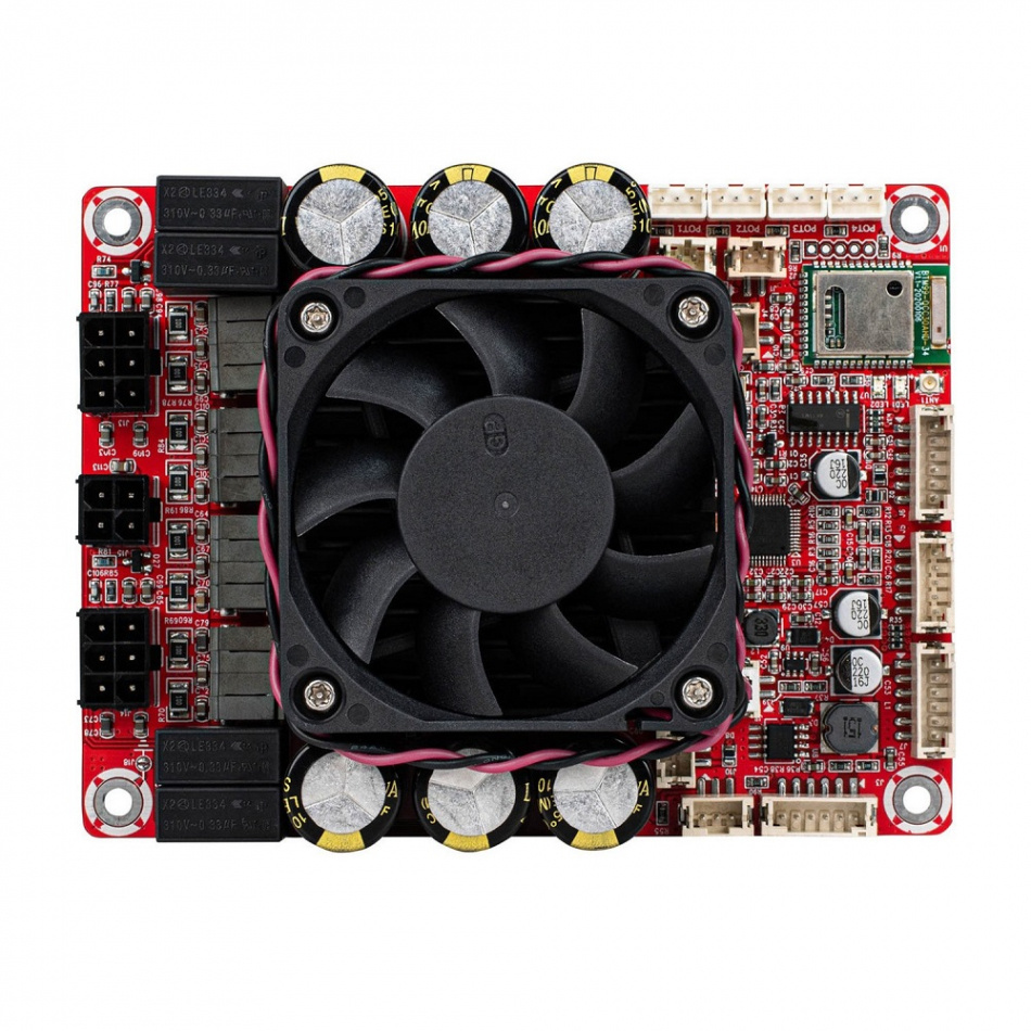 Dayton Audio KABD-4100 klass-D förstärkarkort med DSP & Bluetooth 4x100 Watt