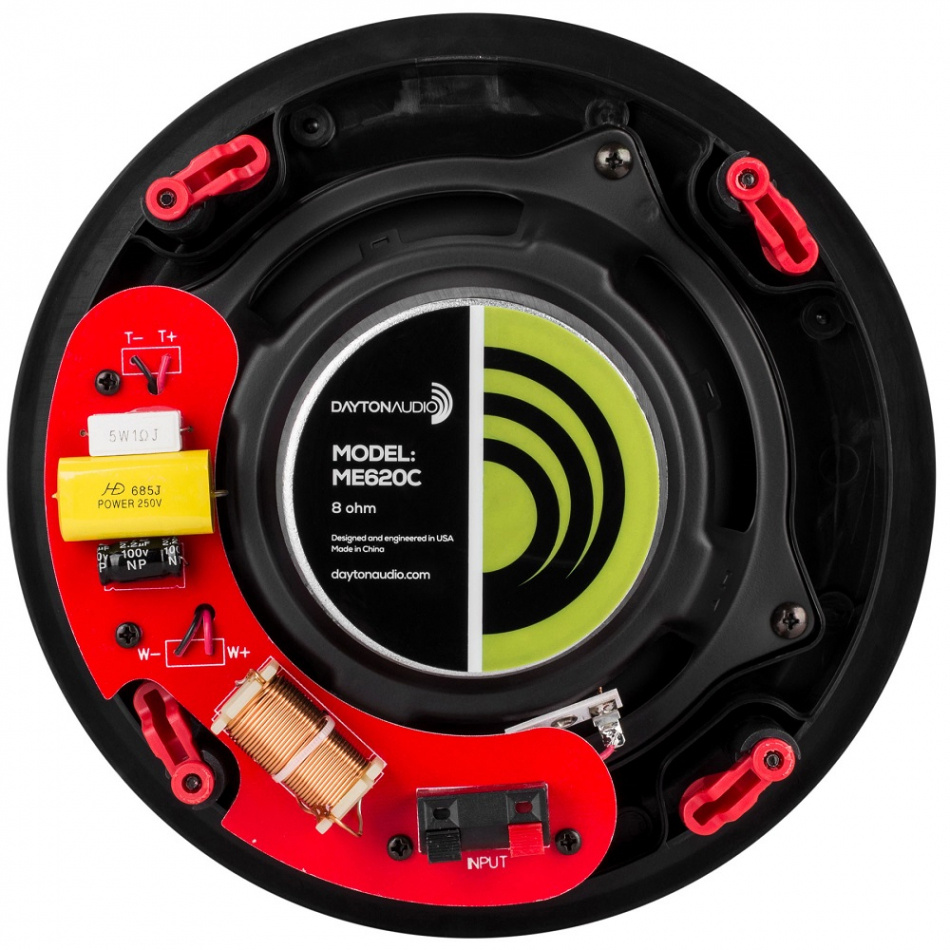 Dayton Audio ME620C, takhögtalare par SKADAD KARTONG