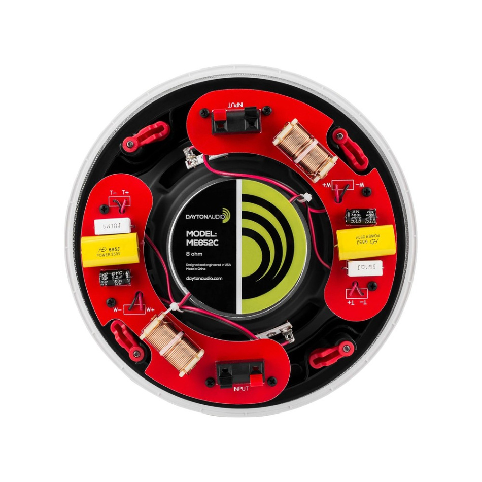 Dayton Audio ME652C inbyggnadshögtalare för tak, single-stereo