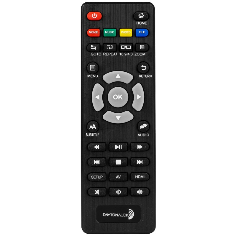 Dayton Audio MP1080 HD, portabel mediaspelare