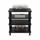 Dayton Audio MS41B, modulärt HiFi-rack med fyra plan Dayton Audio MS41B, modulärt HiFi-rack med fyra plan