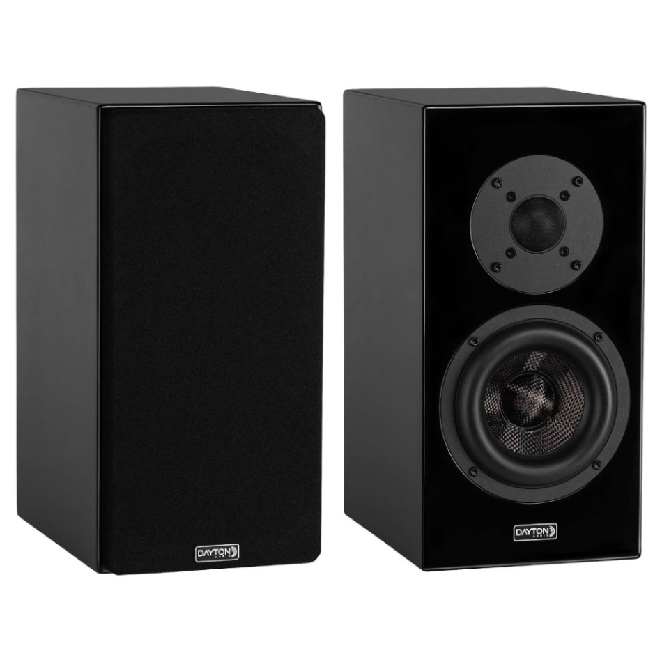 Dayton Audio OPAL1 stativhögtalare, blanksvart par