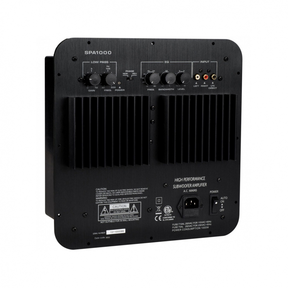 Dayton Audio SPA1000, inbyggnadsförstärkare för subwoofer