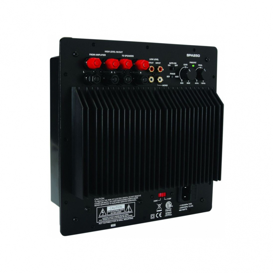Dayton Audio SPA250, inbyggnadsförstärkare för subwoofer
