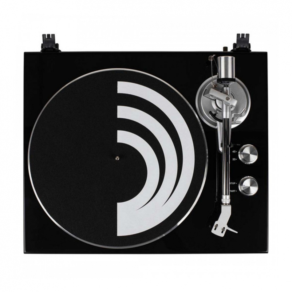 Dayton Audio TT-1BT vinylspelare med Bluetooth, RIAA & USB svart