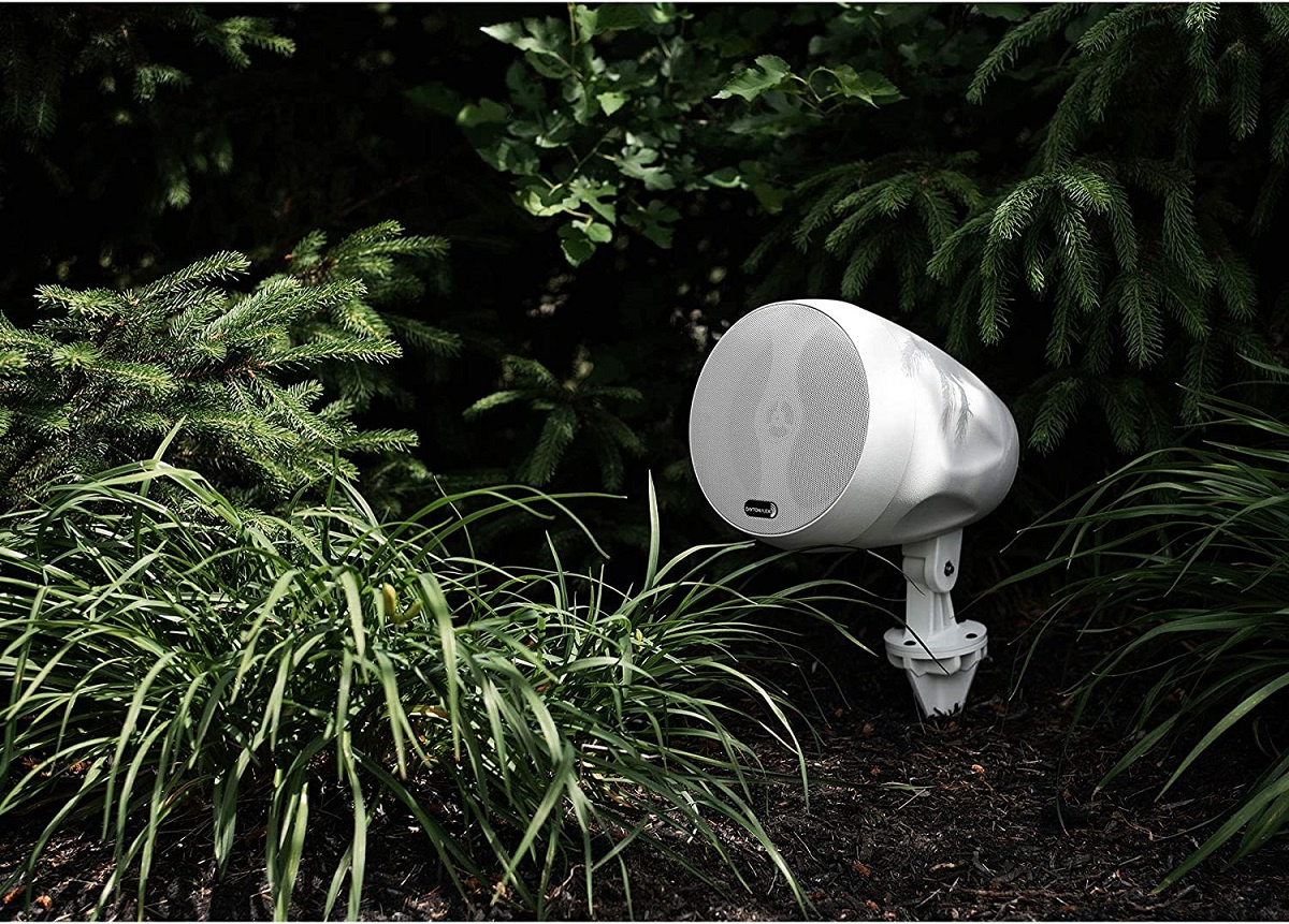 Dayton Audio WP65BT utomhushögtalare med stöd för 70/100V, vitt par