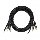 Audtek DMCG6 ljudkabel för vinylspelare med jordledare, 1.8 meter Audtek DMCG6 ljudkabel för vinylspelare med jordledare, 1.8 meter