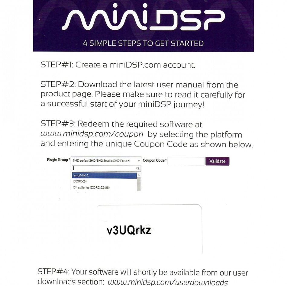 MiniDSP UMIK-2, USB-mätmikrofon för bl.a REW och Dirac Live