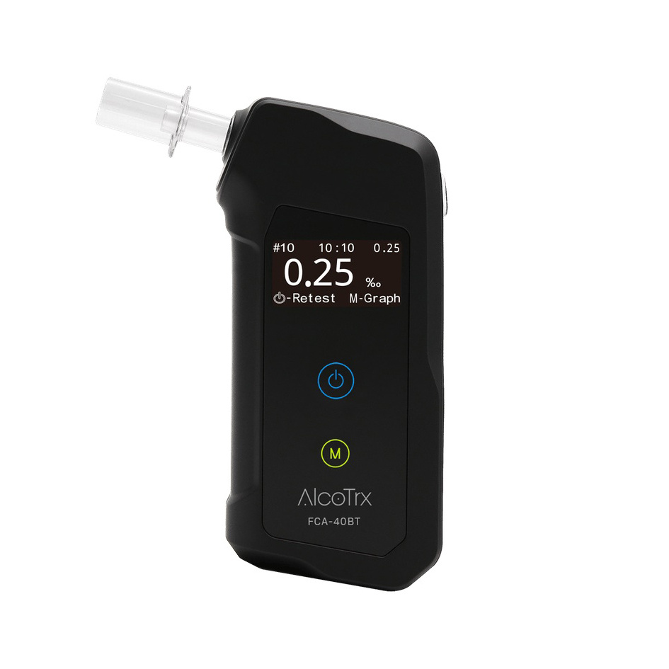 Alcotrx FCA-40BT alkomätare med Bluetooth