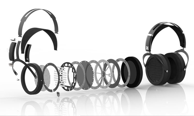 Hifiman Sundara Stealth Revision, öppen magnetostat over ear-hörlur