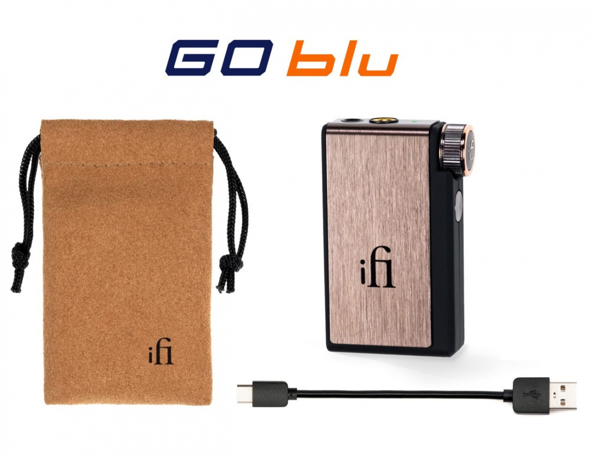 iFi Audio Go Blu, portabel hörlursförstärkare med Bluetooth & DAC
