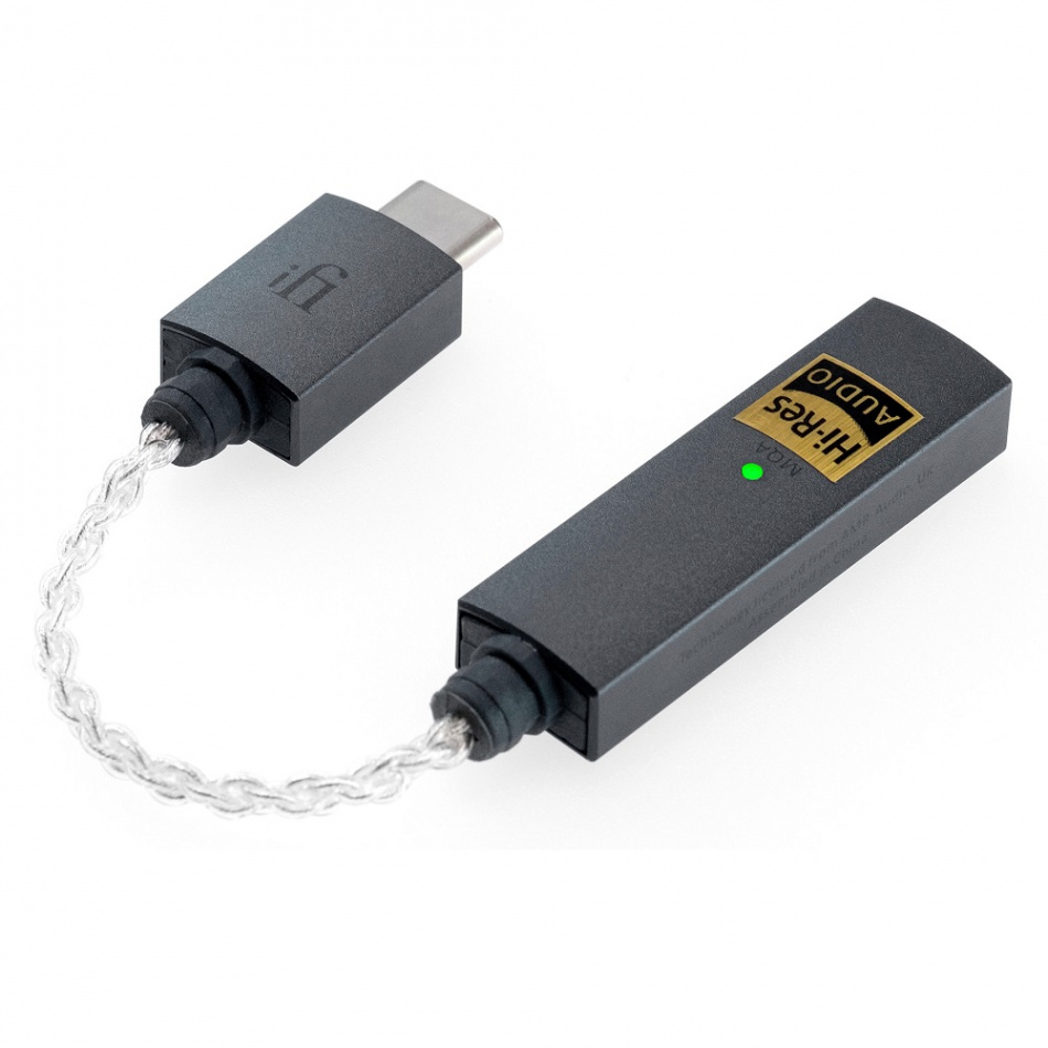 iFi Audio GO Link kompakt hörlursförstärkare med USB-C