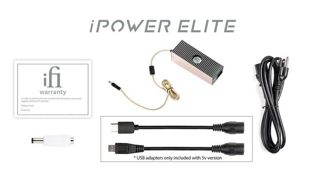 iFi Audio iPower Elite nätdel, 15V / 3.5A