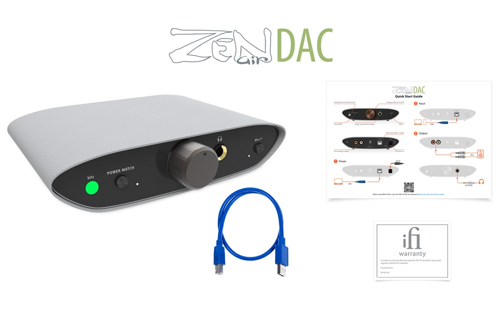 iFi Audio Zen Air DAC med MQA-stöd & hörlursuttag
